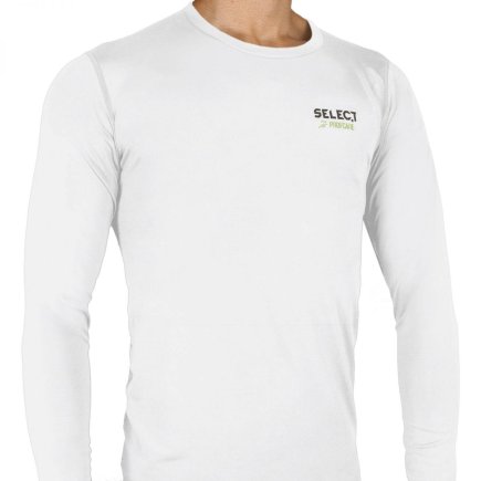 Термобілизна SELECT Compression T-Shirt з довгим рукавом колір: білий