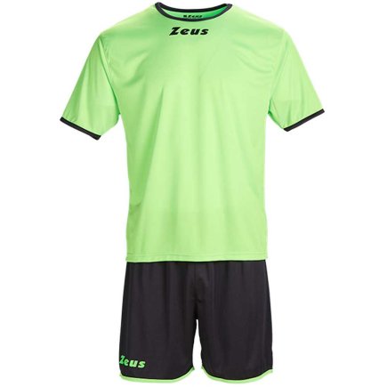Футбольная форма Zeus KIT STICKER Z00296 цвет: черный/зеленый