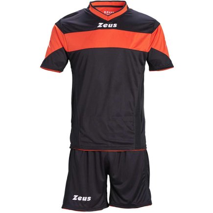 Футбольная форма Zeus KIT APOLLO Z00178 цвет: черный/оранжевый