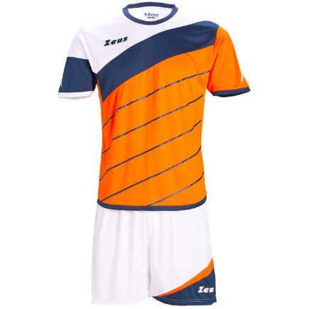 Футбольна форма Zeus KIT LYBRA UOMO Z00231 колір: синій/білий/помаранчевий