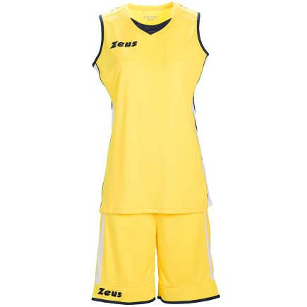 Баскетбольна форма Zeus KIT FLORA Z00686 колір: жовтий