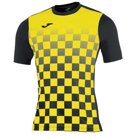 Футболка ігрова Joma Flag 100682.109 колір: чорний/жовтий