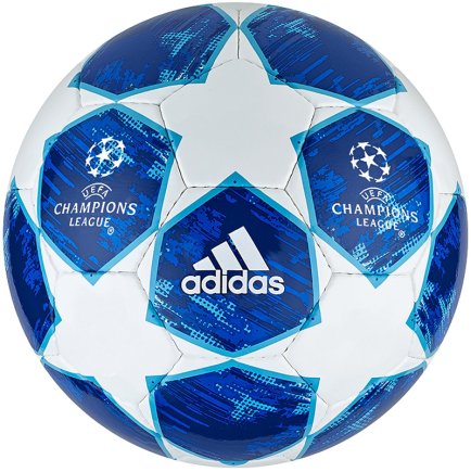 Мяч футбольный Adidas FINALE 18 SPORT CW4132 цвет: белый/синий размер 5 (официальная гарантия)