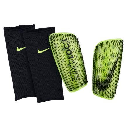 Щитки футбольные Nike Mercurial Lite Superlock SP2163-702 цвет: салатовый