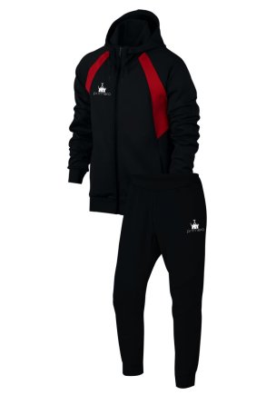 Спортивний костюм Dex колір: чорний/червоний