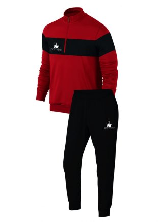 Спортивний костюм Run колір: червоний/чорний