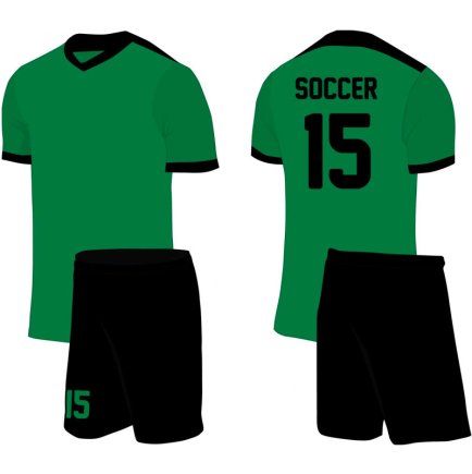 Комплект форми Denver колір: зелений/чорний