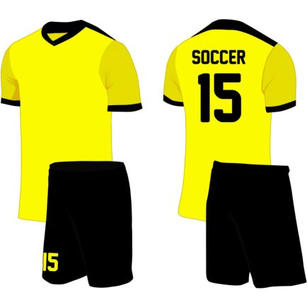Комплект форми Denver колір: жовтий/чорний