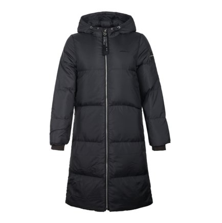 Пуховик Adidas W L DWN PARKA DM2036 женский цвет: черный
