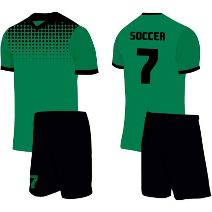 Комплект формы Fit цвет:зеленый/черный