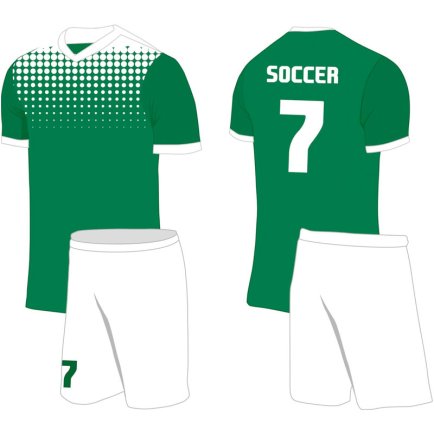 Комплект форми Fit колір: зелений/білий