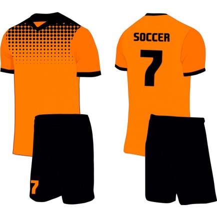 Комплект формы Fit цвет: оранжевый/черный