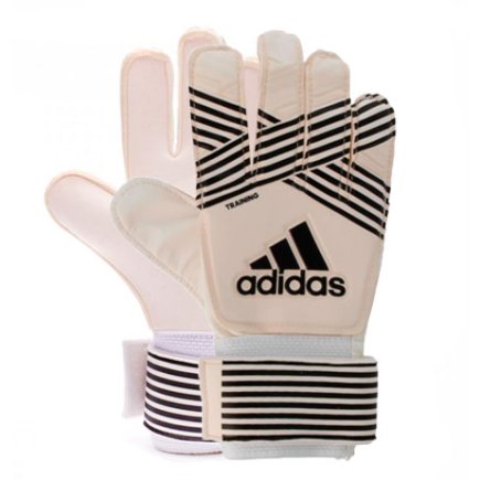 Вратарские перчатки Adidas ACE JUNIOR BS1517 детские цвет: черный/белый