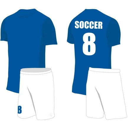 Комплект футбольной формы Oxford цвет: синий/белый Комплект футбольной формы Oxford цвет: синий/белый