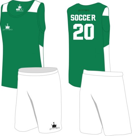 Комплект баскетбольної форми Detroit колір: зелений/білий