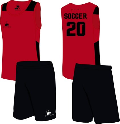 Комплект баскетбольної форми Detroit колір: червоний/чорний