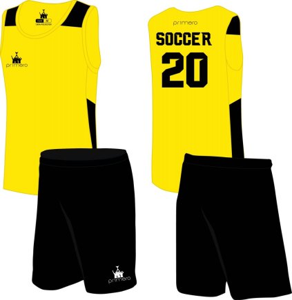 Комплект баскетбольної форми Detroit колір: жовтий/чорний