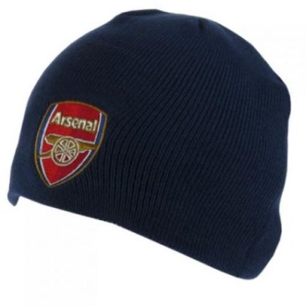Шапка вязаная Арсенал (Arsenal F.C.) цвет: темно-синий