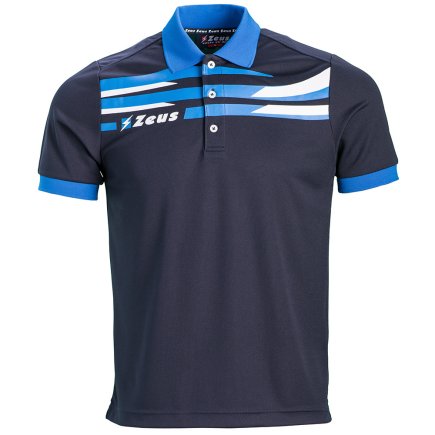 Поло Zeus POLO ITACA BL/RO Z00597 цвет: темно-синий/голубой