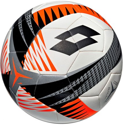 Мяч футбольный Lotto BALL FB 1000 IV 5 T3695/T3713 размер 5 цвет: белый/оранжевый/черный/серый (официальная гарантия)