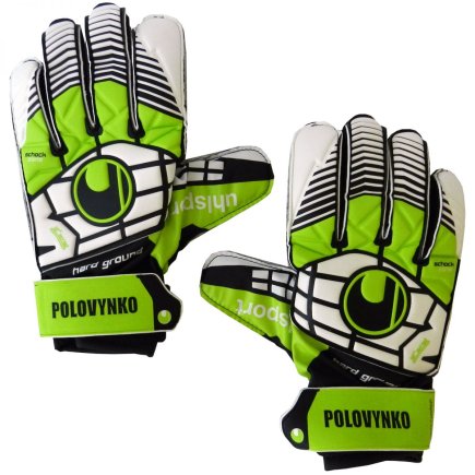 Воротарські рукавиці Uhlsport Eliminator з нанесенням на замовлення Воротарські рукавиці Uhlsport Eliminator з нанесенням на замовлення