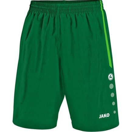 Шорты Jako Shorts Turin 4462-66 цвет: зеленый