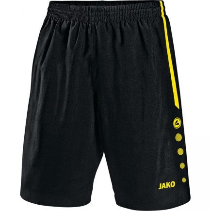 Шорти Jako Shorts Turin 4462-03-1 дитячі колір: чорний/жовтий