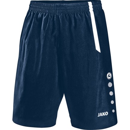 Шорти Jako Shorts Turin 4462-09-1 дитячі колір: темно-синій/білий