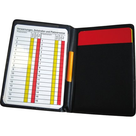 Органайзер для арбитра Jako Referee Data Wallet 2162-08 цвет: черный