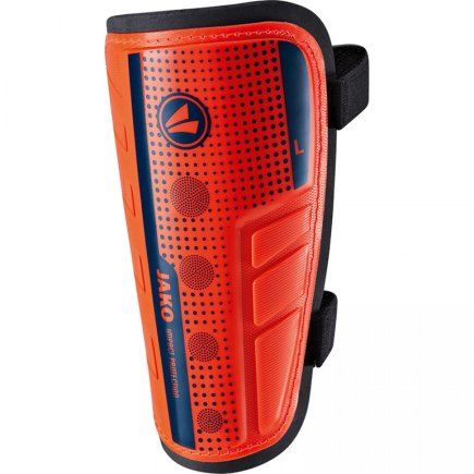 Щитки Jako Dynamic Basic 2736-16 цвет: оранжево-красный Щитки Jako Dynamic Basic 2736-16 цвет: оранжево-красный