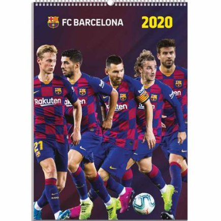 Календарь Барселона Barcelona F.C Calendar 2020
