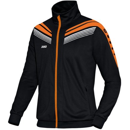 Куртка Jako Polyester Jacket Pro 8740-19 детская цвет: черный/оранжевый
