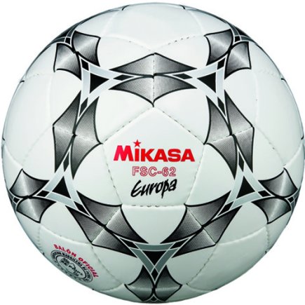 М'яч для футзалу Mikasa FSC62 EUROPA біло-чорний розмір 4