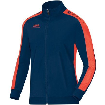Куртка Jako Polyester Jacket Striker 9316-18 детскаяцвет: темно-синий/оранжевый