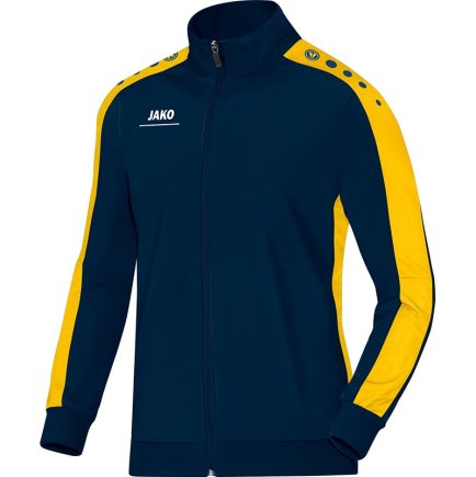 Куртка Jako Polyester Jacket Striker 9316-42 детская цвет: темно-синий/желтый