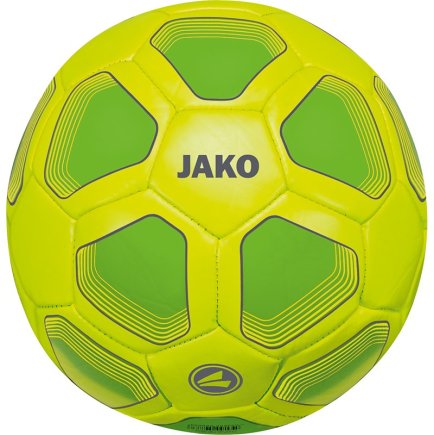 Мини-мяч футбольный Jako Miniball размер 1 2399-23 цвет: желтый/зеленый (официальная гарантия)