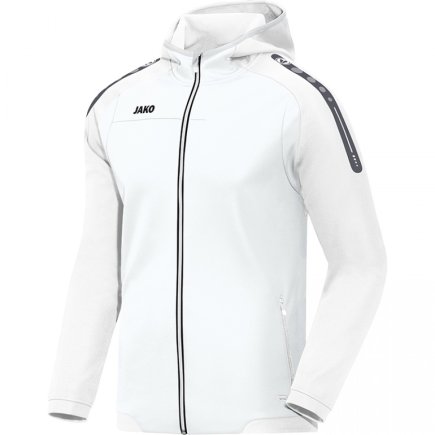Куртка з капюшоном Jako Hoodie Jacket Champ 6817-00 колір: білий