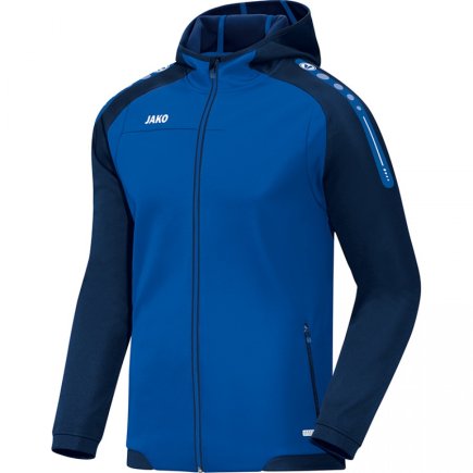 Куртка с капюшоном Jako Hoodie Jacket Champ 6817-49 цвет: синий/темно-синий