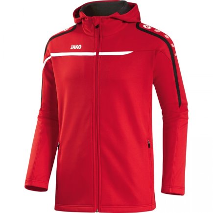 Куртка с капюшоном Jako Hoodie Jacket Performance 6897-01 цвет: красный