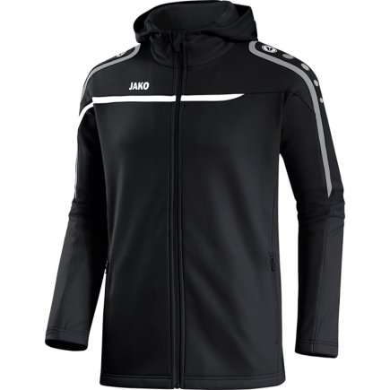 Куртка с капюшоном Jako Hoodie Jacket Performance 6897-08 цвет: черный
