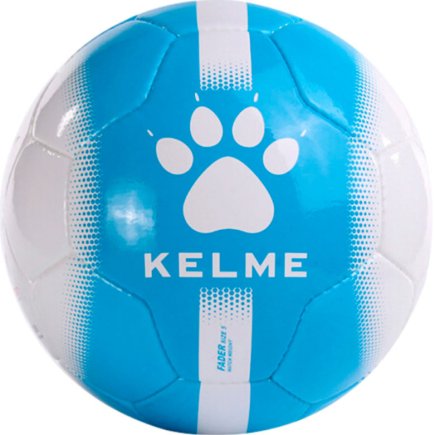 Мяч футбольный Kelme VITALITY FIFA IMS размер 5 цвет: белый/голубой