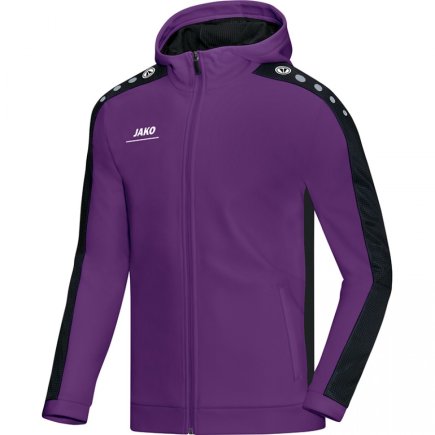 Куртка Jako Hoodie Jacket Striker 6816-10 дитяча колір: пурпурний