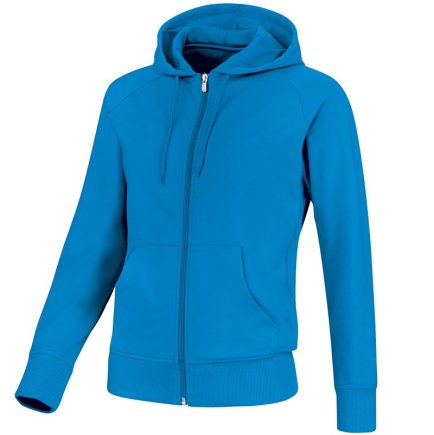 Куртка с капюшоном Jako Hooded Jacket Team 6833-89 детская цвет: голубой