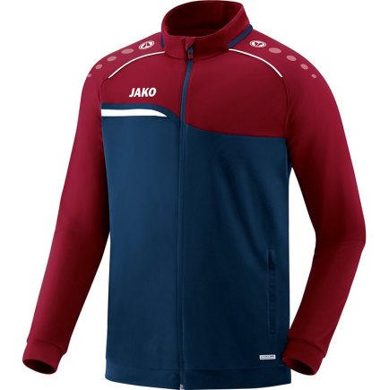 Куртка Jako Polyester Jackets Competition 2.0 9318-09 детская цвет: темно-синий/темно-красный