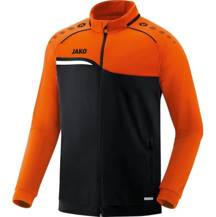 Куртка Jako Polyester Jackets Competition 2.0 9318-19 детская цвет: черный/оранжевый