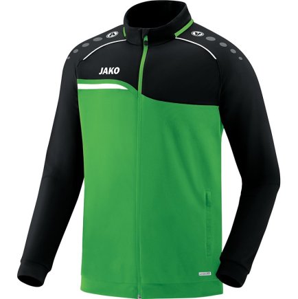 Куртка Jako Polyester Jackets Competition 2.0 9318-22 детская цвет: зеленый/черный