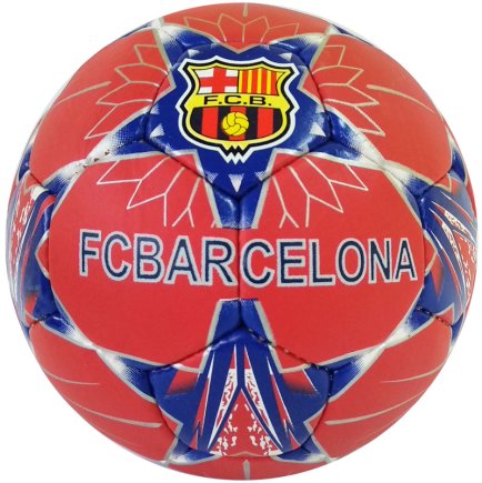 Мяч футбольный Barcelona цвет: красный/синий размер 5