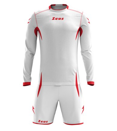 Футбольная форма Zeus KIT SPARTA Z00281 цвет: белый/красный