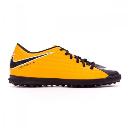 Сороконожки Nike HypervenomX Phade III TF 852545-801 цвет: черный/оранжевый (официальная гарантия)