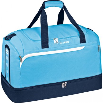 Сумка спортивная Jako Sports Bag Performance 2097-45-2 подростковая цвет: голубой/темно-синий